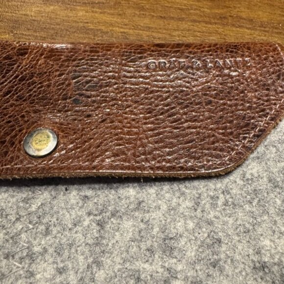 Gräf & Lantz brand felt and leather sleeve for iPad Pro 12.9 inch - Picture 2 of 4